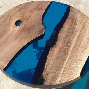 Epoxy Table, Live Edge Wooden Table, Epoxy Resin River Table, Natural Wood,Dining table, Natural Epoxy Table, Resin Table