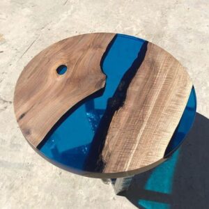 Epoxy Table, Live Edge Wooden Table, Epoxy Resin River Table, Natural Wood,Dining table, Natural Epoxy Table, Resin Table