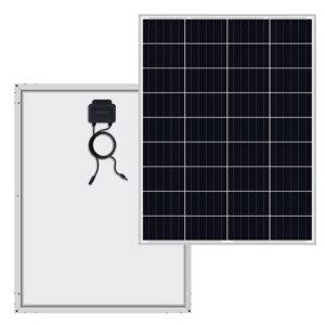 solar4america 100w monocrystalline solar panel, mono tech high efficiency module, for rvs, boats, and other off-grid