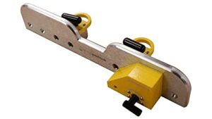 magswitch 13-by-2.5 inch drill press fence with stop block - adjustable fence for drill presses