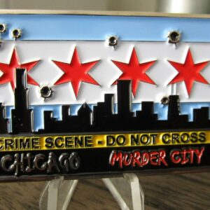 Chicago Police Department CPD Grim Reaper Help Wanted Murder City Challenge Coin