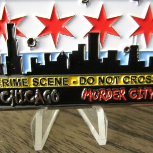 Chicago Police Department CPD Grim Reaper Help Wanted Murder City Challenge Coin