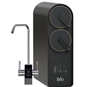 Brio Reverse Osmosis Water Filtration System, 500 GPD, 2:1 Pure to Drain, Tank-Less, Under Sink Faucet Mount