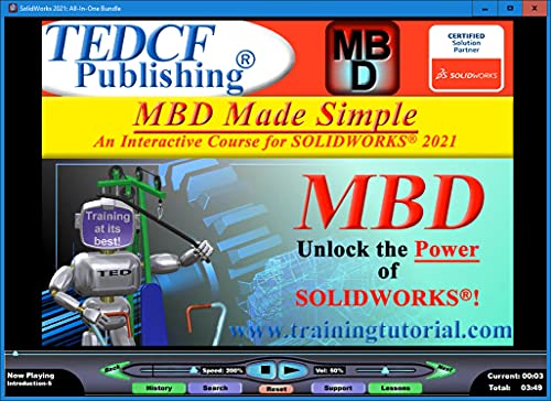 SOLIDWORKS 2021: MBD Made Simple – Video Training Course