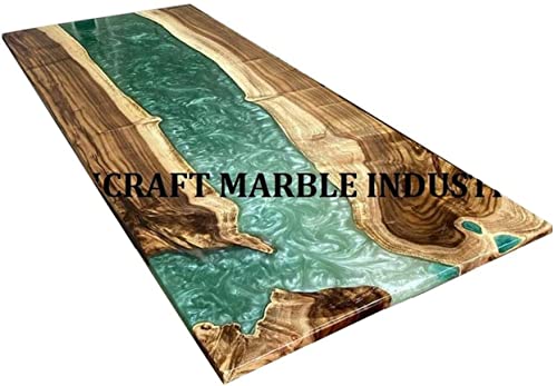 Epoxy Table, Epoxy Resin River Table, Live Edge Wooden Table, Natural Wood,Dining table, Natural Epoxy Table, Resin Table