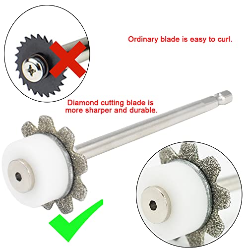 scottchen PRO Inside Pipe Cutter 1-1/2"(36mm) Internal PVC Plastic Pipe Cutting Tool Diamond Cutting Blade-1set