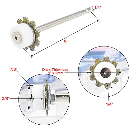 scottchen PRO Inside Pipe Cutter 1-1/2"(36mm) Internal PVC Plastic Pipe Cutting Tool Diamond Cutting Blade-1set