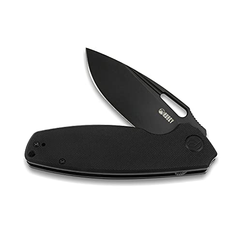 KUBEY Tityus KU322C Folding Pocket Knife with 3.39" Drop Point Blade G10 Handle for Outdoor Camping Everyday Carry