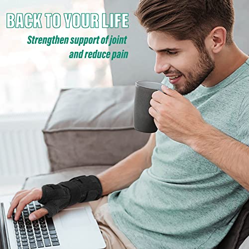 NEENCA Carpal Tunnel Wrist Brace Night Support, Adjustable Night Wrist Support Brace with Splints for Arthritis, Tendonitis, Sprains, Injuries, Wrist Pain