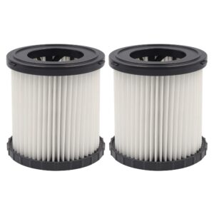2 packs of dcv5801h wet/dry vacuum hepa replacement filter, suitable for dowalt dcv580 and dcv581h, washable and reusable