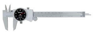 mitutoyo 505-742-56j 0-6 inch, 001 inch dial caliper, 1 inch/revolution, black face