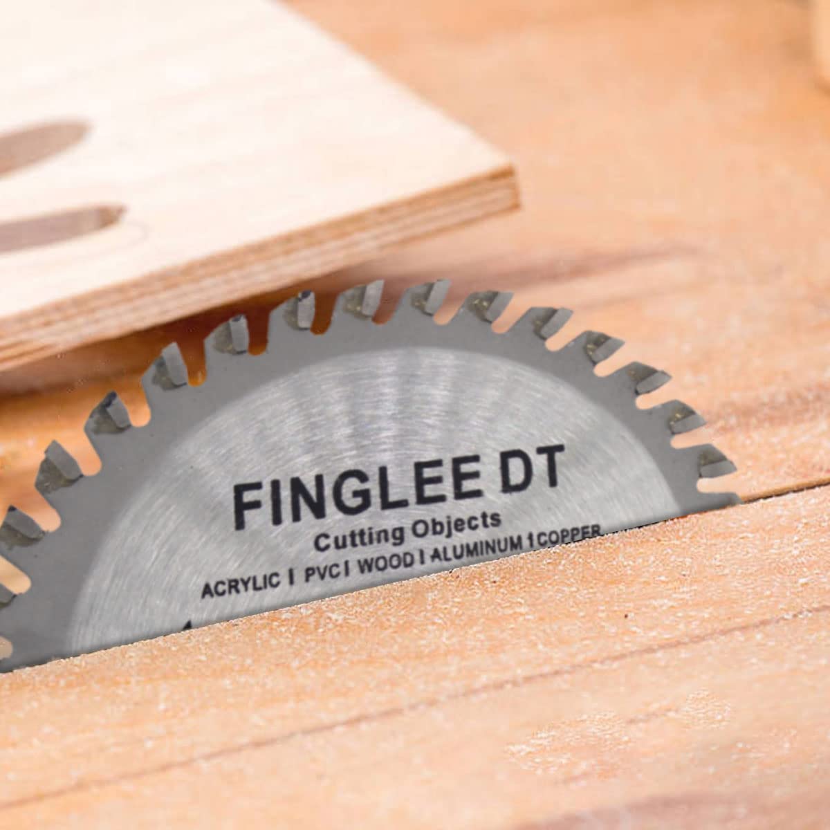 FINGLEE DT Wood Saw Blade TCT Circular Cutting Blade for Woodworking (1pc 3 inch)