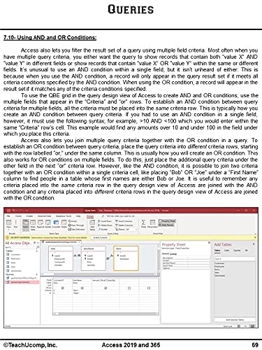 TEACHUCOMP Video Training Tutorial for Microsoft Access 2019 and 365 DVD-ROM Course and PDF Manual