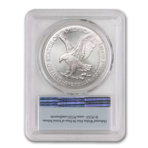 2021 1 oz American Silver Eagle Coins MS-70 (Type 2 - First Strike - Flag Label) $1 MS70 PCGS