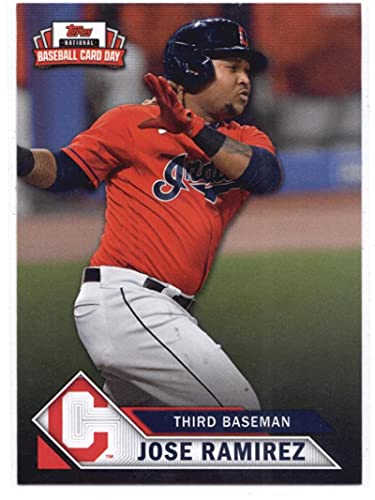 2021 Topps National Baseball Card Day #9 Jose Ramirez NM-MT Cleveland Indians Baseball