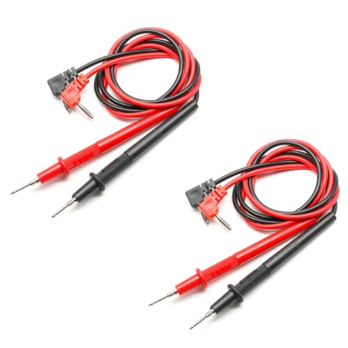 LDEXIN 2 Pairs 82cm/32.3" Digital Multimeter Banana Plug Connector Voltmeter Test Lead Probe Wire Cable 1000V