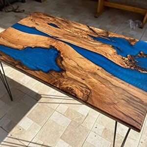 Epoxy Table, Epoxy Resin River Table, Live Edge Wooden Table, Natural Wood,Dining table, Natural Epoxy Table, Resin Table