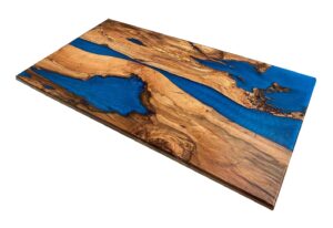 live edge wooden table, epoxy table, epoxy resin river table, natural wood,dining table, natural epoxy table, resin table 54" x 27" inch