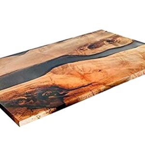 Epoxy Table, Epoxy Resin River Table, Live Edge Wooden Table, Natural Wood, Dining table, Natural Epoxy Table, Resin Table