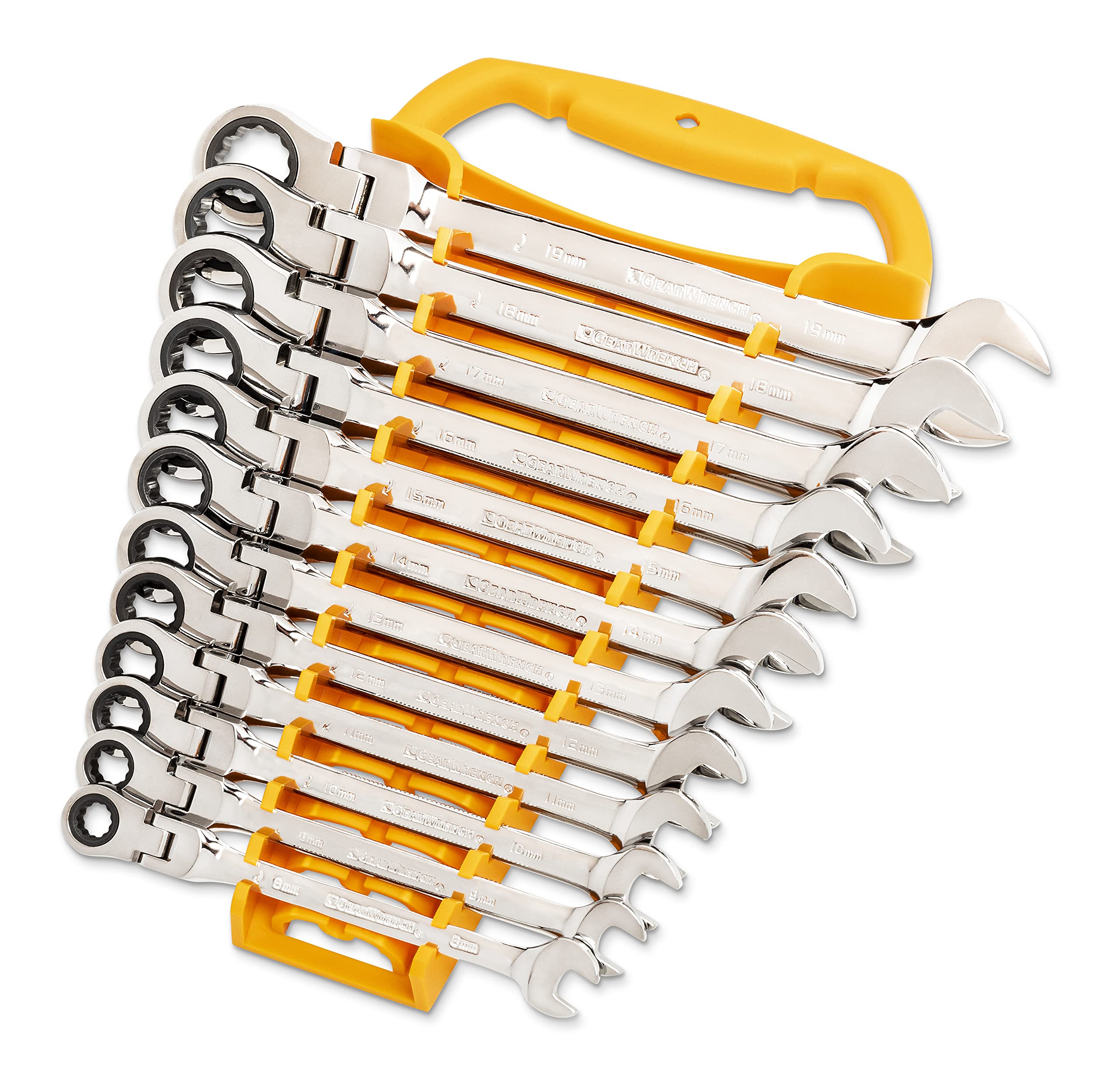 GEARWRENCH 25-Pc. Flex Combination Ratcheting Wrench Set, SAE/MM - 86730