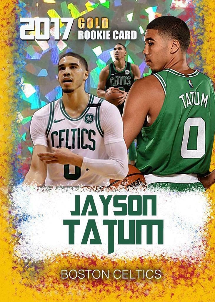 2017 JAYSON TATUM Confetti Rookie Card RC Boston Celtics.