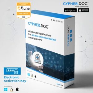 Cypherdog Premium | UNLIMITED Device, 1 Year (PC, MAC, LINUX) | SECURED FILE TRANSFER & 5 GB Cloud Storage