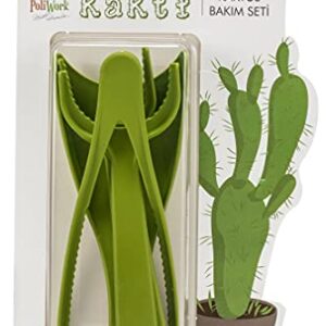 Generic Mini Garden Hand Transplanting Succulent Cacti Cactus Tools Miniature Planting, Set for Fairy Garden, Potting, Houseplant, Bonsai Tools, Bonsai Kit, Shovel, Fork, Green