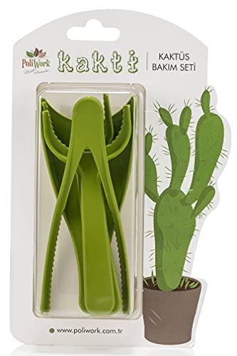 Generic Mini Garden Hand Transplanting Succulent Cacti Cactus Tools Miniature Planting, Set for Fairy Garden, Potting, Houseplant, Bonsai Tools, Bonsai Kit, Shovel, Fork, Green