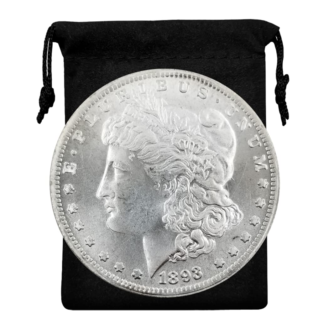 Kocreat Copy 1893-S-Morgan Dollar Plating Silver Coin-Replica U.S Old Original Pre Morgan Souvenir Coin Hobo Coin Lucky Coin Hobby Collection