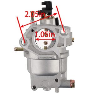 partszen 0J58620157 Carburetor for Generac 5943 GP7500E 7500 Running Watts/9375 Starting Watts Gas Generator Generac 5940 GP6500 6500 Running Watts/8000 with Generator Fuel Tank Shut off Valve