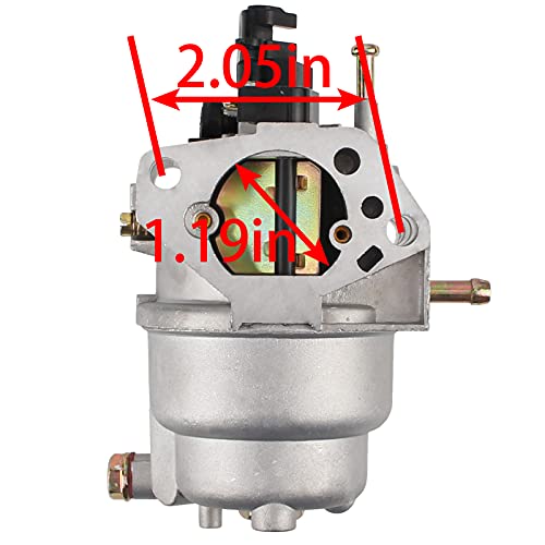 partszen 0J58620157 Carburetor for Generac 5943 GP7500E 7500 Running Watts/9375 Starting Watts Gas Generator Generac 5940 GP6500 6500 Running Watts/8000 with Generator Fuel Tank Shut off Valve