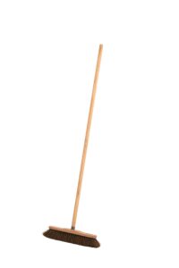 horsehair broom natural bristles with wooden handle, durable beech wood brush head genuine horse hair bristles, swiss made broom - parquet, solid hardwood floor, tile surfaces