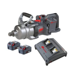 ingersoll rand w9491-k4e - 20v high-torque 1" drive cordless impact wrench kit, 2600 ft-lbs nut-busting torque, 4 batteries and charger, standard anvil