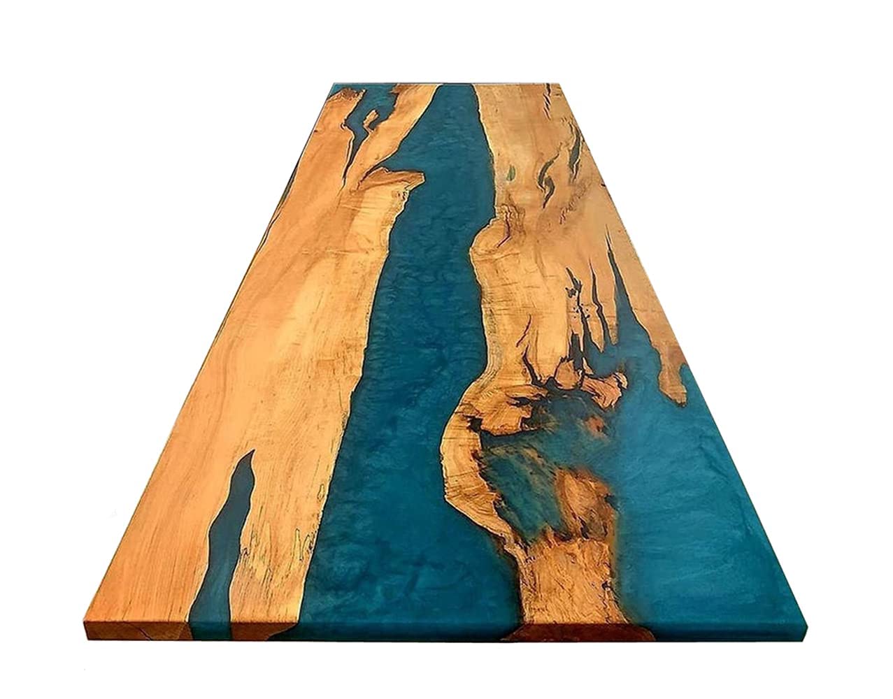 Epoxy Table, Live Edge Wooden Table, Natural Wood,Dining Table, Natural Epoxy Table, Resin Table, Epoxy Resin River Table