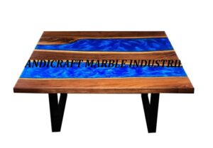 live edge wooden table, epoxy table, epoxy resin river table, natural wood,dining table, natural epoxy table, resin table 54x27 inch