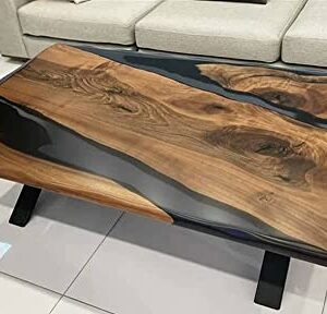 Epoxy Table, Live Edge Wooden Table, Epoxy Resin River Table, Natural Wood, Dining table, Natural Epoxy Table, Resin Table