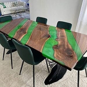epoxy table, live edge wooden table, epoxy resin river table, natural wood,dining table, natural epoxy table, resin table 24x42 inch