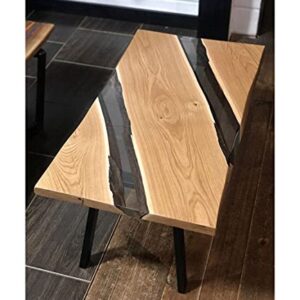 Epoxy Table, Live Edge Wooden Table, Epoxy Resin River Table, Natural Wood,Dining table, Natural Epoxy Table, Resin Table