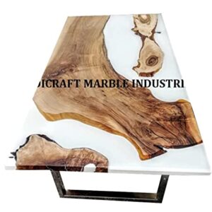 Epoxy Table, Live Edge Wooden Table, Epoxy Resin River Table, Natural Wood,Dining table, Natural Epoxy Table, Resin Table