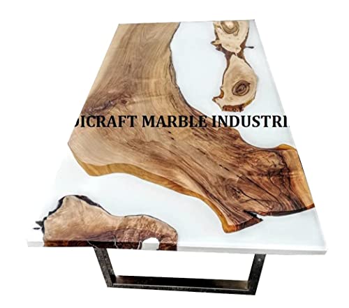 Epoxy Table, Epoxy Resin River Table, Live Edge Wooden Table, Natural Wood, Dining table, Natural Epoxy Table, Resin Table