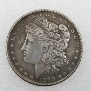 Kocreat Copy 1899-Morgan Dollar Silver Plating Coin Collection-Replica U.S Old Original Pre Morgan Souvenir Coin Lucky Coin