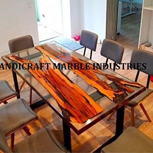 Epoxy Table, Epoxy Resin River Table, Live Edge Wooden Table, Natural Wood,Dining table, Natural Epoxy Table, Resin Table