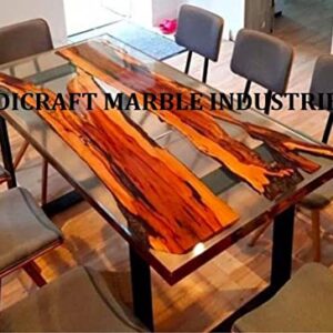 Epoxy Table, Epoxy Resin River Table, Live Edge Wooden Table, Natural Wood,Dining table, Natural Epoxy Table, Resin Table