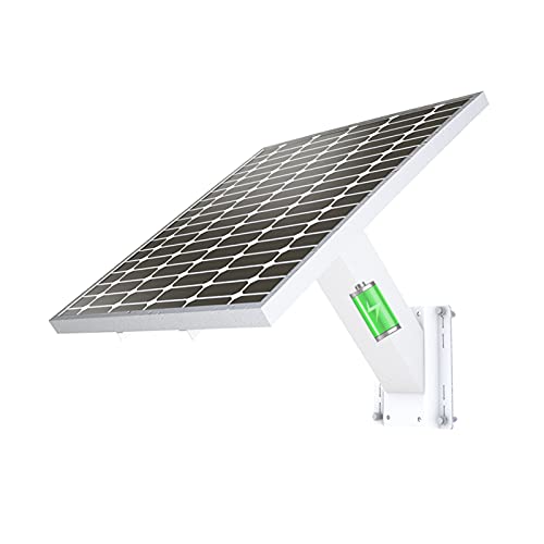 SUNBA 60W Monocrystalline Solar Panel Kit with Built-in Rechargeable Lithium Battery 12V 38Ah, Waterproof IP66 for Off-Grid System