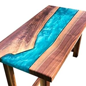 Epoxy Table, Live Edge Wooden Table, Natural Wood,Dining table, Natural Epoxy Table, Resin Table, Epoxy Resin River Table