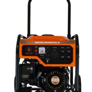 Mech Marvels MM4350C Portable Generator, Orange