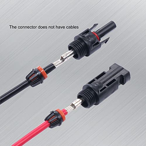 weidder 10 Pairs Solar Panel connectors Male & Female IP67 Waterproof Cable Connector with Solar Connector pin and Spanner K-V003-10-DB