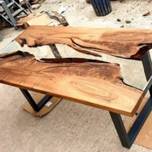 Epoxy Table, Epoxy Resin River Table, Live Edge Wooden Table, Natural Wood Epoxy Table, Dining Table, Natural Epoxy Table, Resin Table