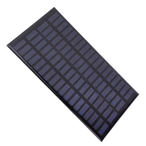 01 Solar Battery Charger, 2.5W 18V Solar Panel Polycrystalline Silicon for Outdoor for DIY Power Charger