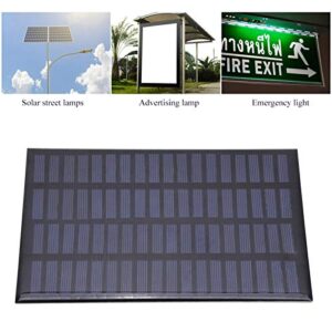 01 Solar Battery Charger, 2.5W 18V Solar Panel Polycrystalline Silicon for Outdoor for DIY Power Charger